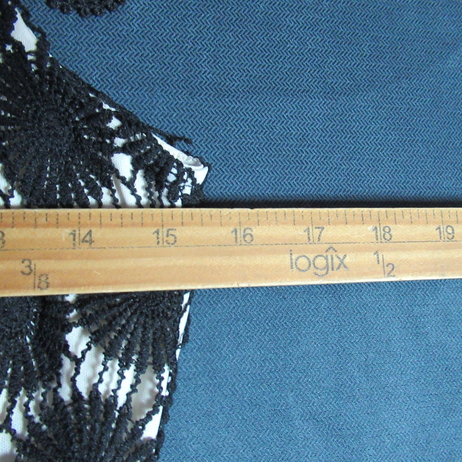 Stylewe Dress Womens Medium Black Crochet Lace Cocktail Goth Evening Sheath Nwt — image 4 of 7